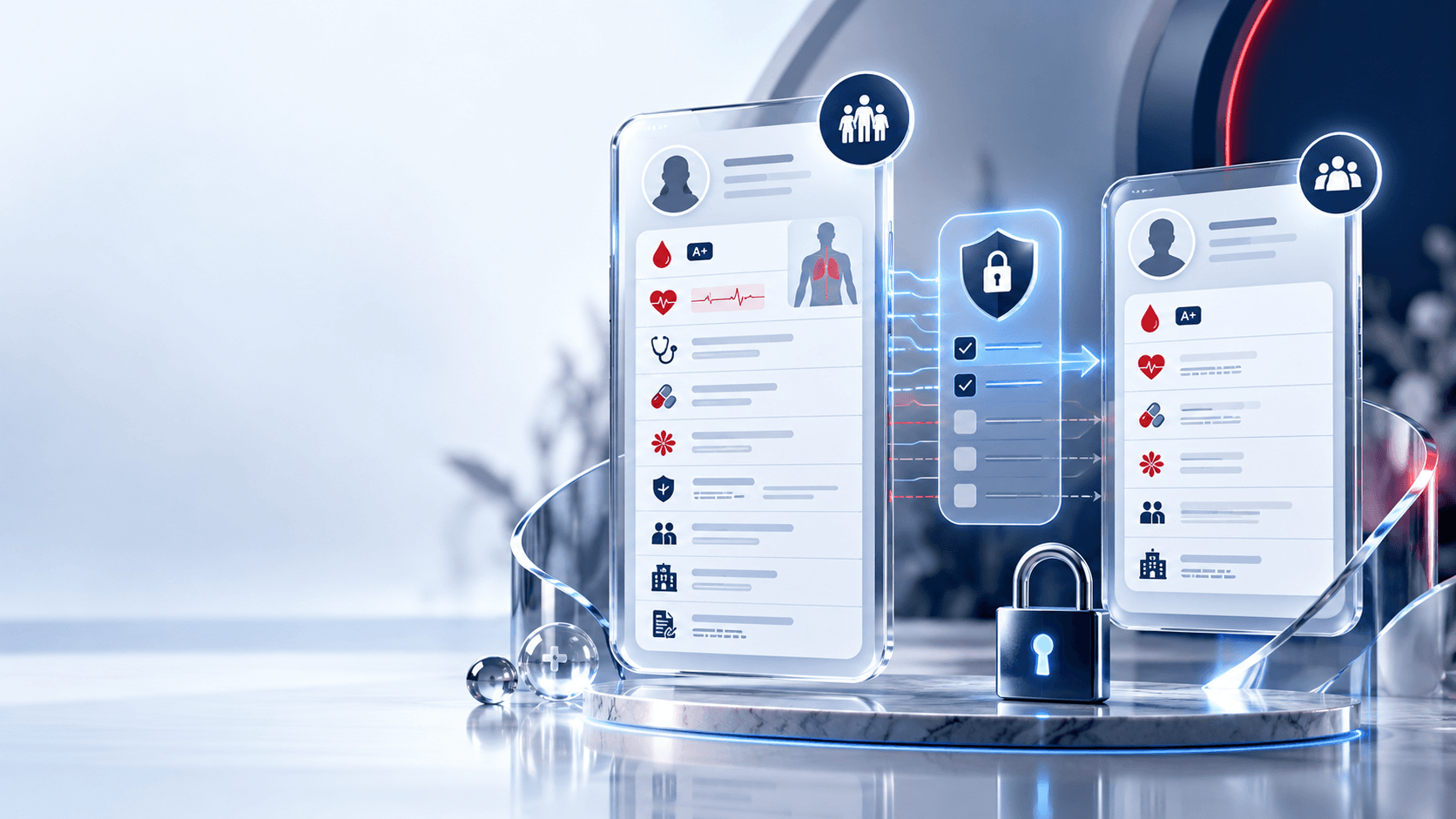 Comprehensive and limited medical profiles with privacy controls